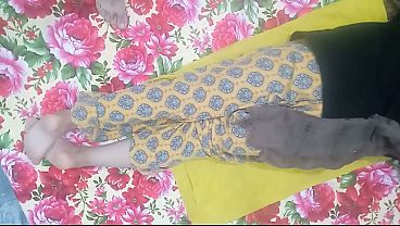 Indian Husband and Wife Enjoying Intimate and Romantic Moments at Home room