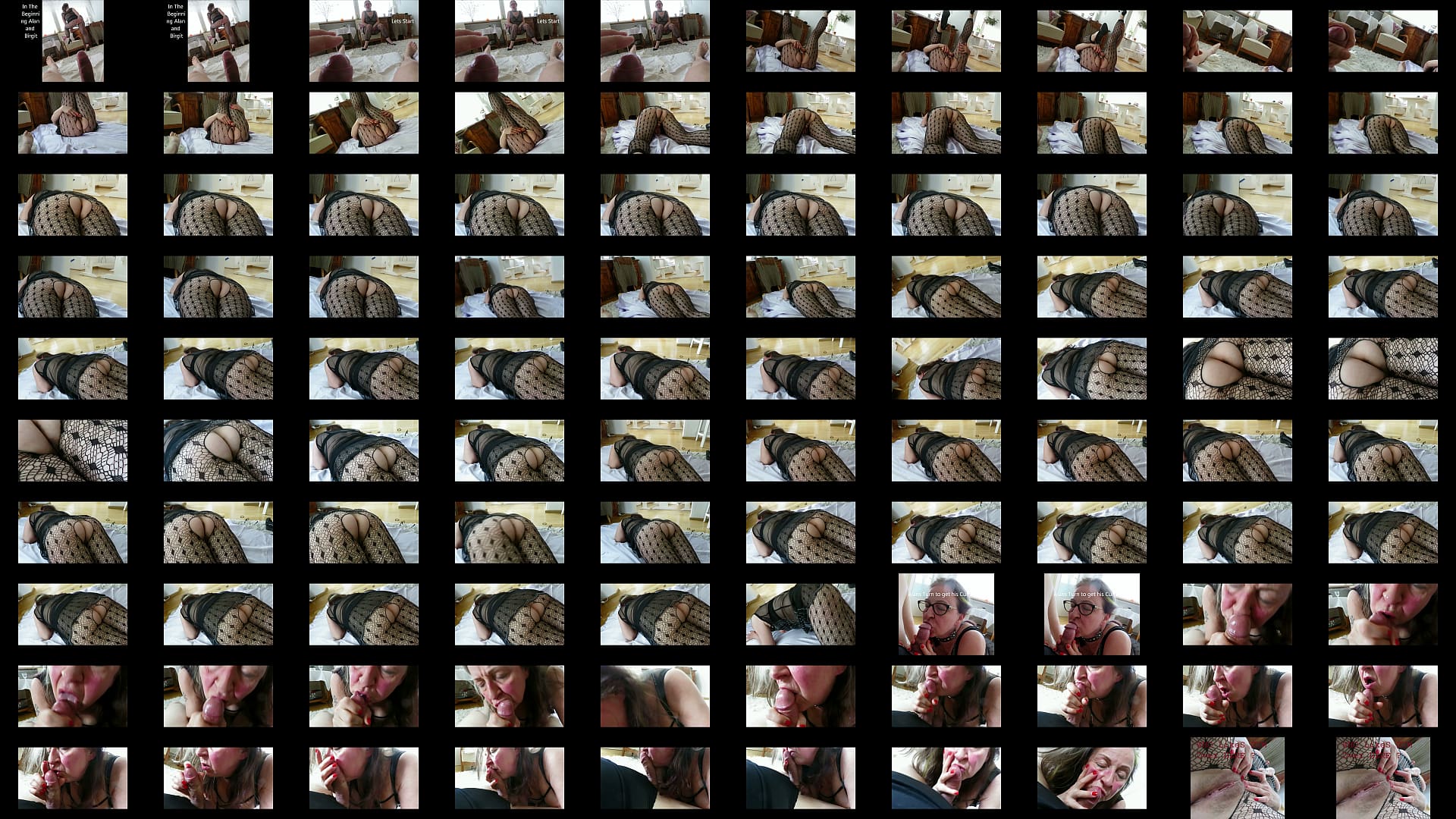 Amateur Porrvideo of Madame Birgit and Alan Mutual Mastubating Real Orgasms 预览图