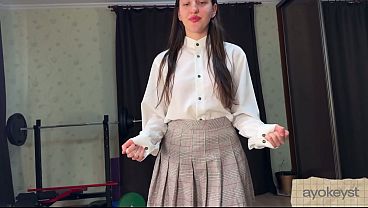 Strict Angry Secretary Fucked Me And Cummed Brightly. Girl POV