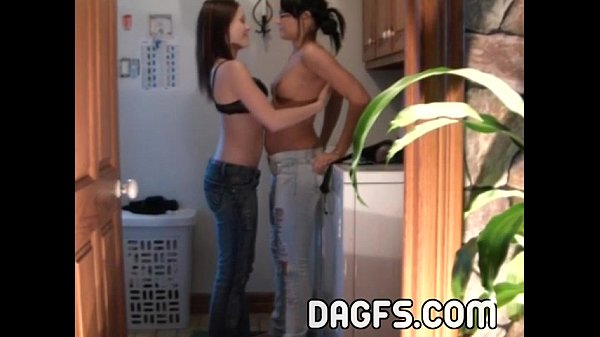 French canadian lesbos strap-on sextape