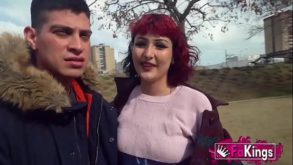 They get busted by a voyeur... And she sucks his cock!!