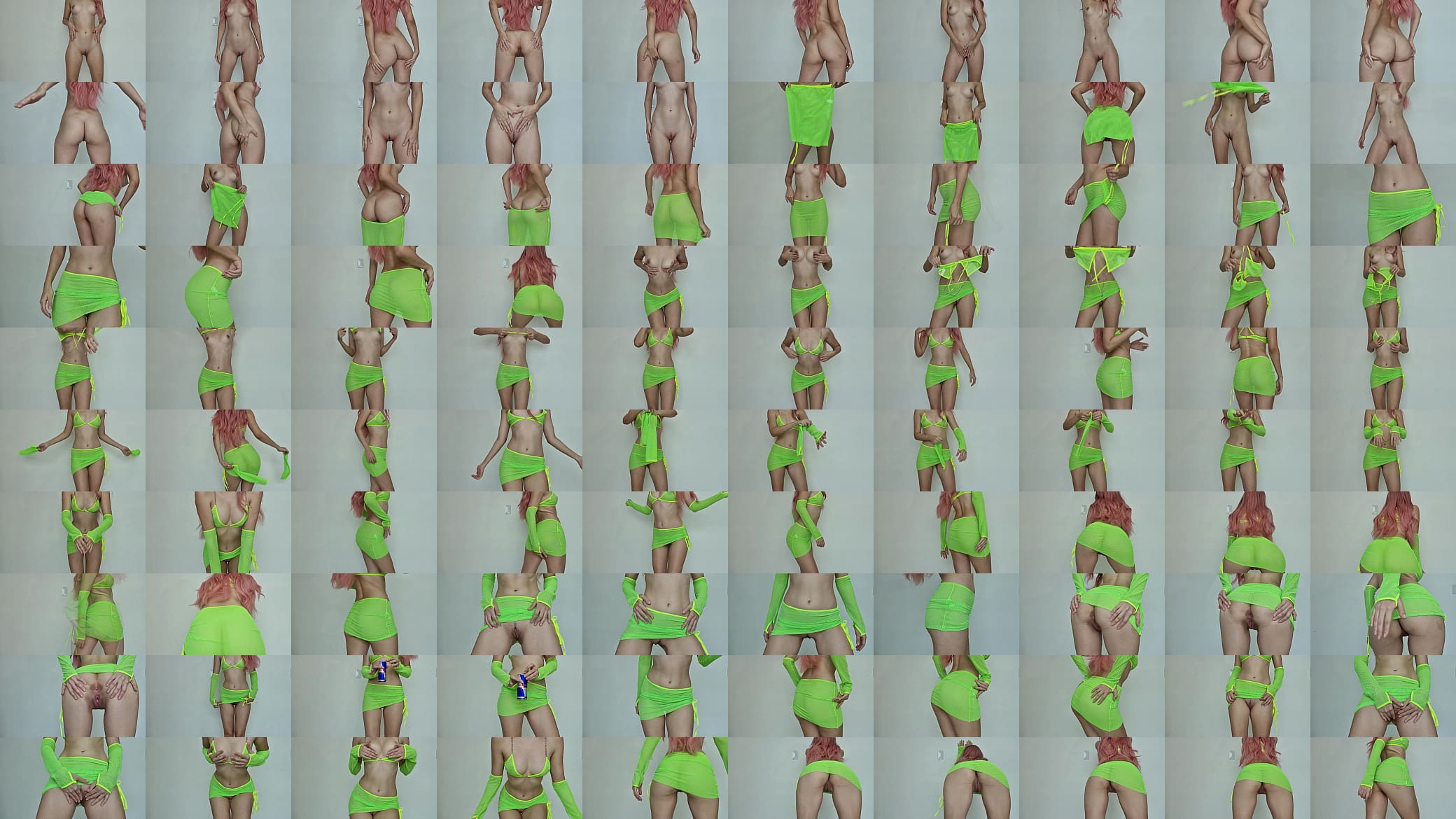 Neon Green Look Try On 预览图