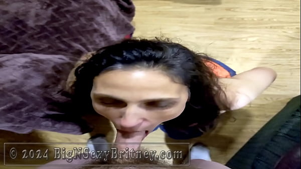 Big N Sexy Britney - Amateur Southern Blowjob Queen - Video Premiere - POV Amateur BJ Video - Sexy, Curvy, Brunette MILF, w/ Big Ass Sucks Dick Like a Pro, Deepthroats, and Makes Him Cum, Taking a Fac