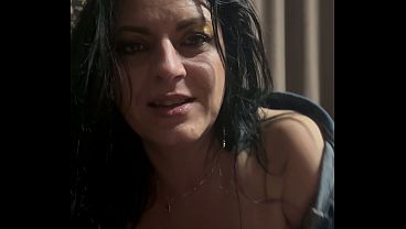 Denim MILF Oral Tease, Spit Play and Intense Bedroom Finale