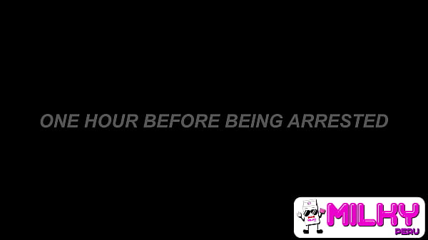 The horny busty woman fucks a police officer to get out of trouble on New Year.