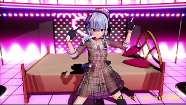 VR180 mmd Suisei Dance 3d hololive Hentai