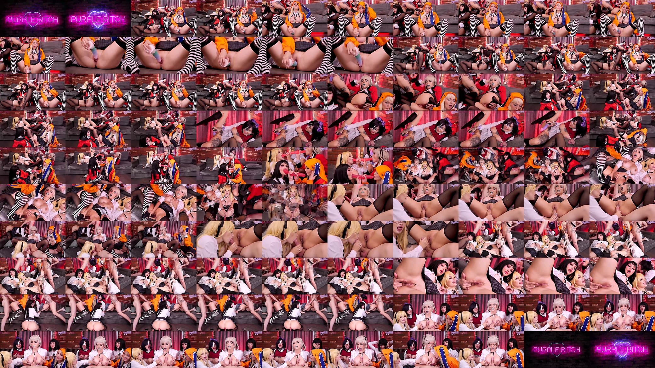 Kakegurui group sex 5girls   2boys 预览图