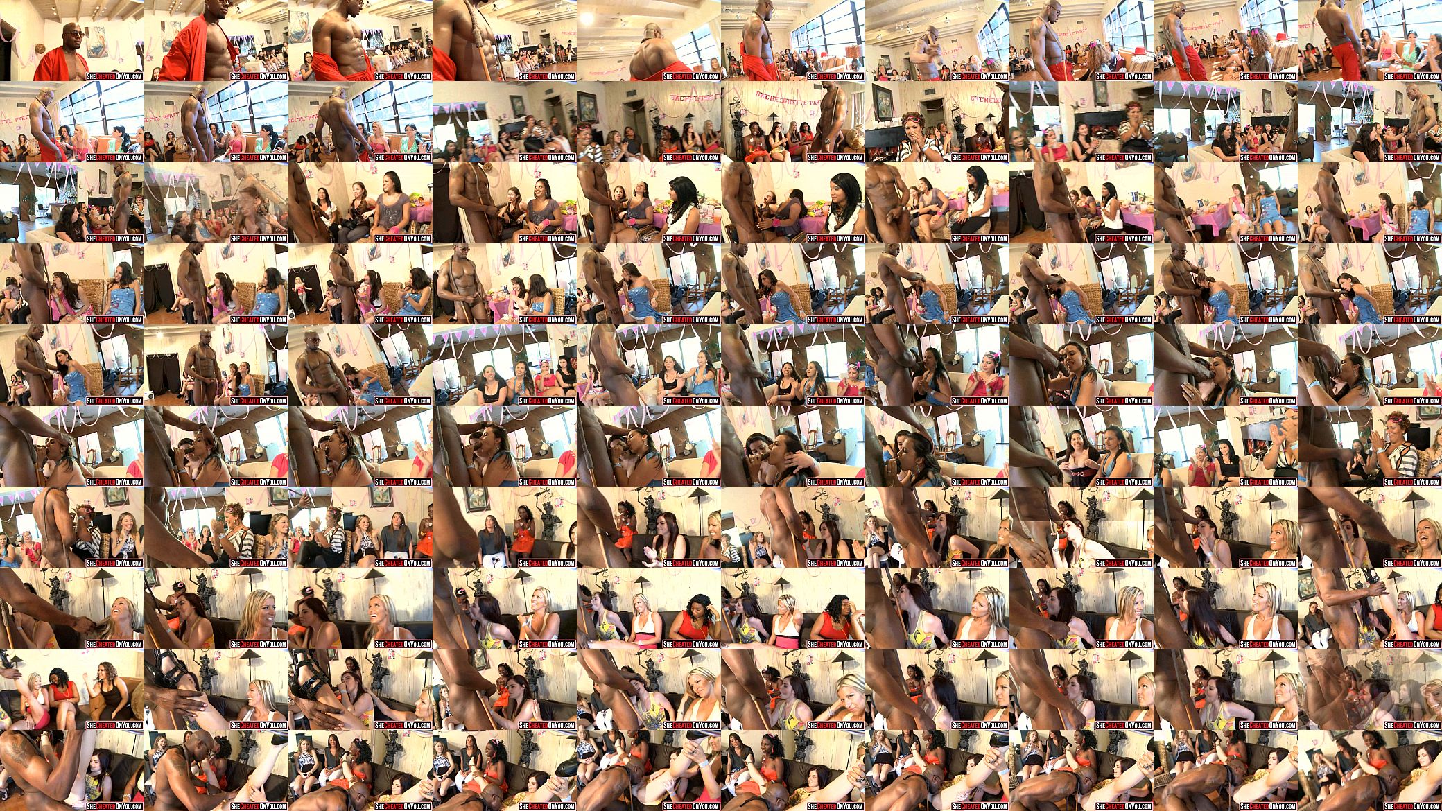 34 All these Cock hungry milfs suck off young stripper50 预览图