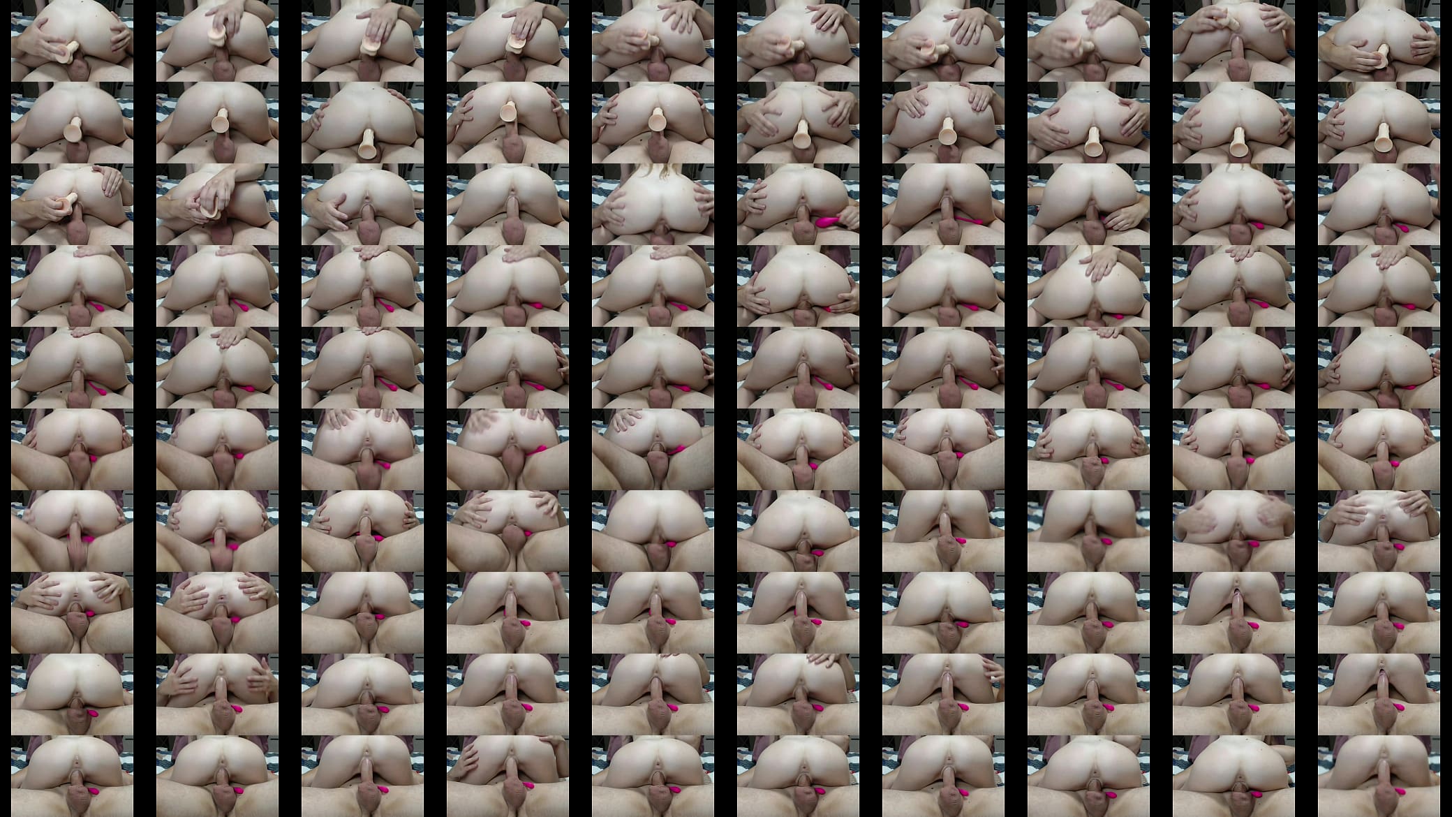Starting playtime, my housemate wants me to put her new toy in her ass while I am fucking her 预览图