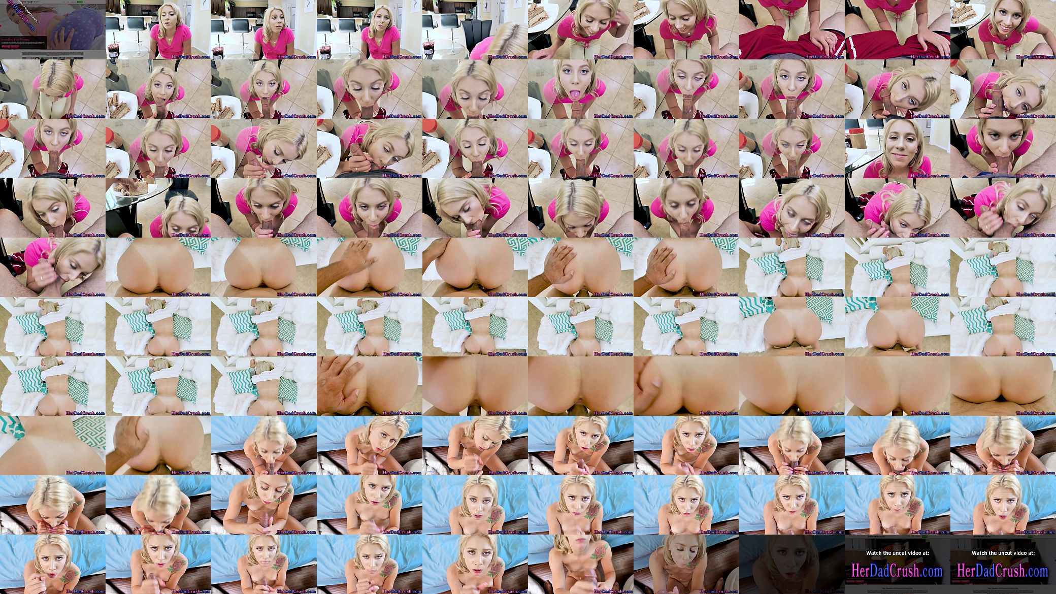 Blonde teen sucks black stepdads big dick 预览图