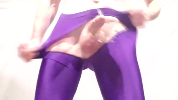 Lycra Shorts Ripped Open during Phone Fuck