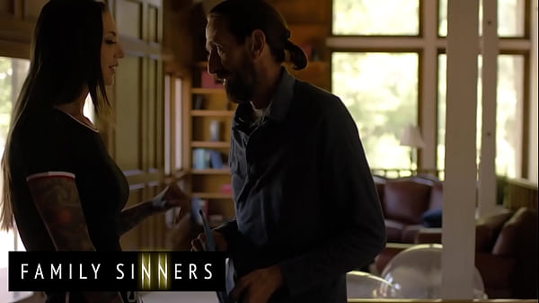 (Rocky Emerson) Is Horny Her Bf Is Away But His Father (Steve Holmes) Is Around - Family Sinners