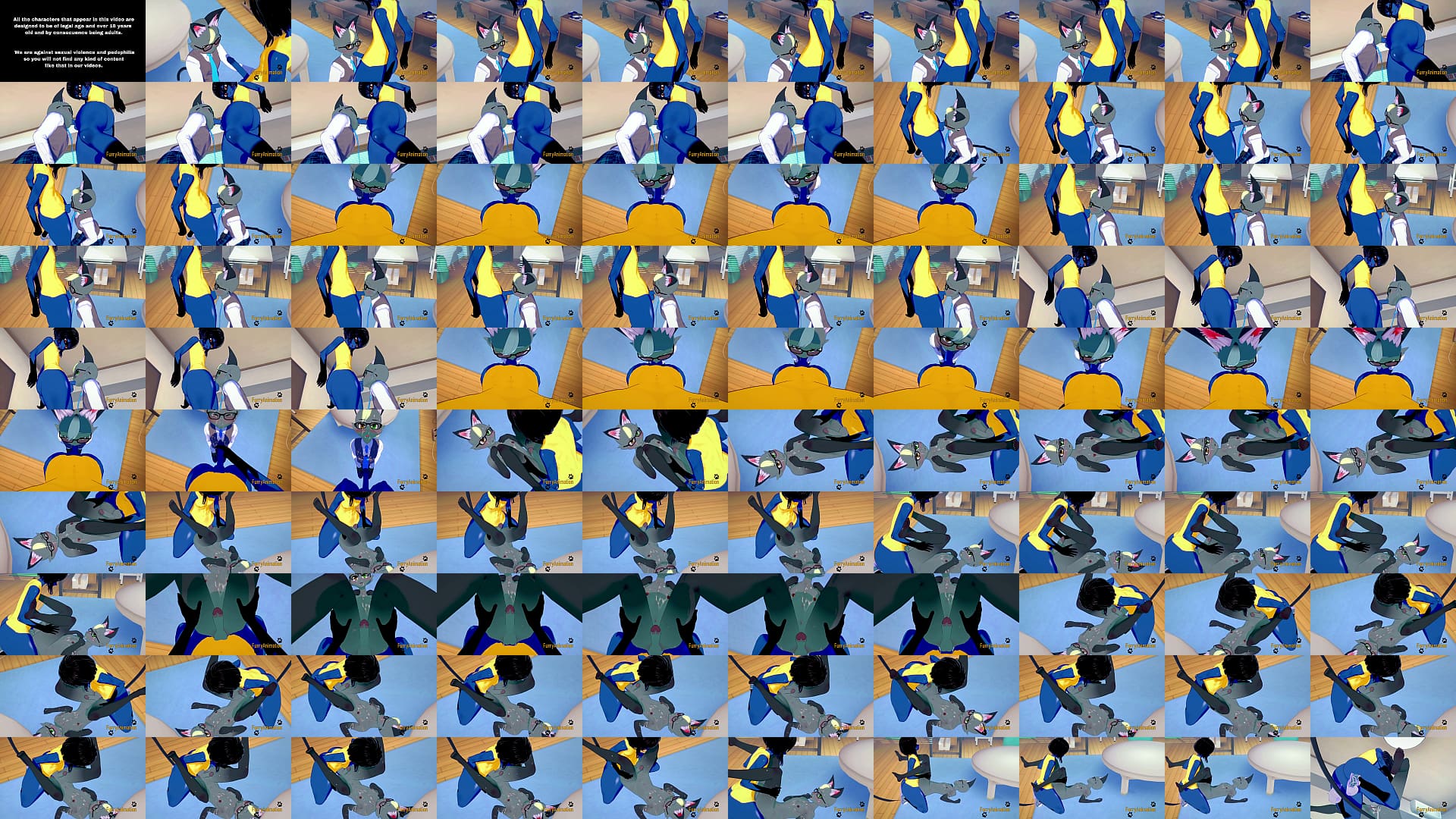 Anima Crossing Pokemon Furry Yaoi 3D - Lucario &amp; Raymond blowjob and fucked - Anime Manga Yiff Japanese Gay 预览图