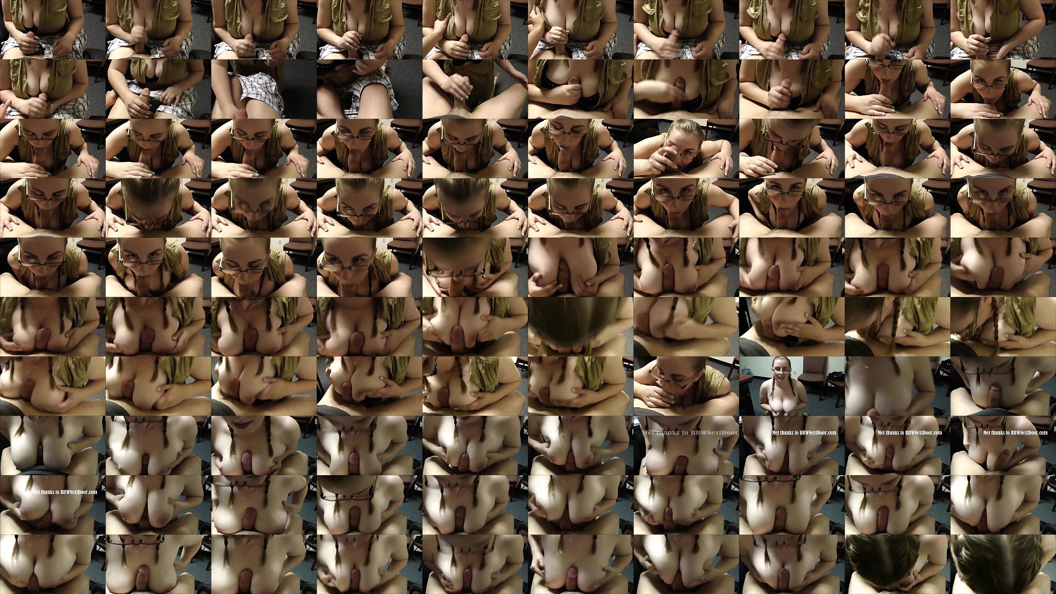 Slutty BBW Tit Fucking A Hard Cock 预览图