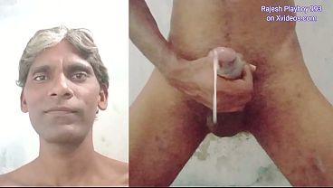 Rajesh Playboy 993 Masturbating Big Cock and Cumming in the Bathroom. Striptease Spanking Bubble Butt
