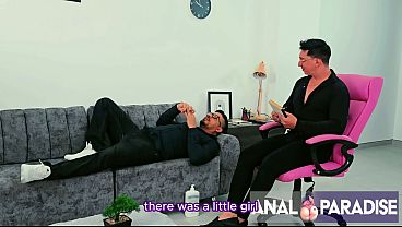 LIL TIMY FUCKS HIS STEPFATHER’S GIRLFRIEND IN THE ASS WHILE THEY ARE WATCHING A VERY BORING MOVIE.