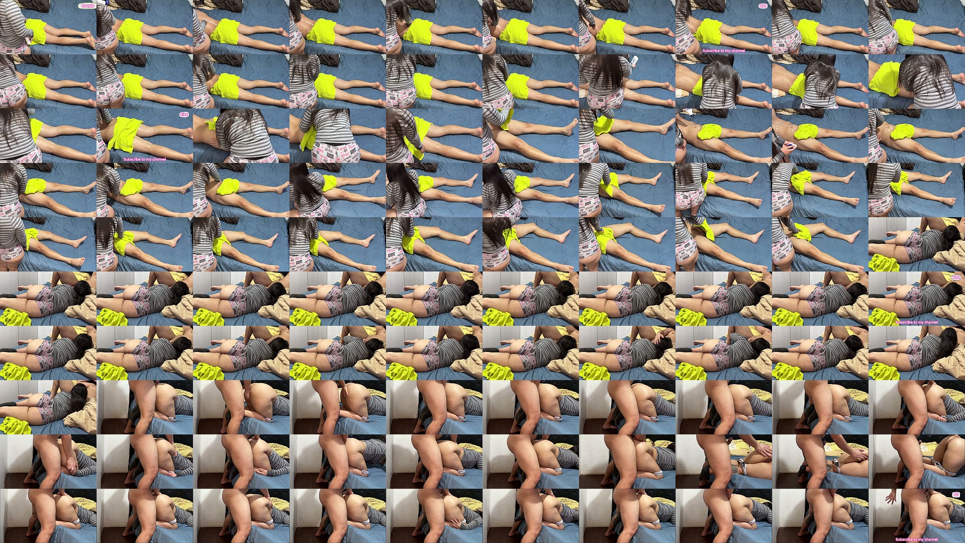 Masseuse gets horny with client and he fucks her BIG ASS. 预览图