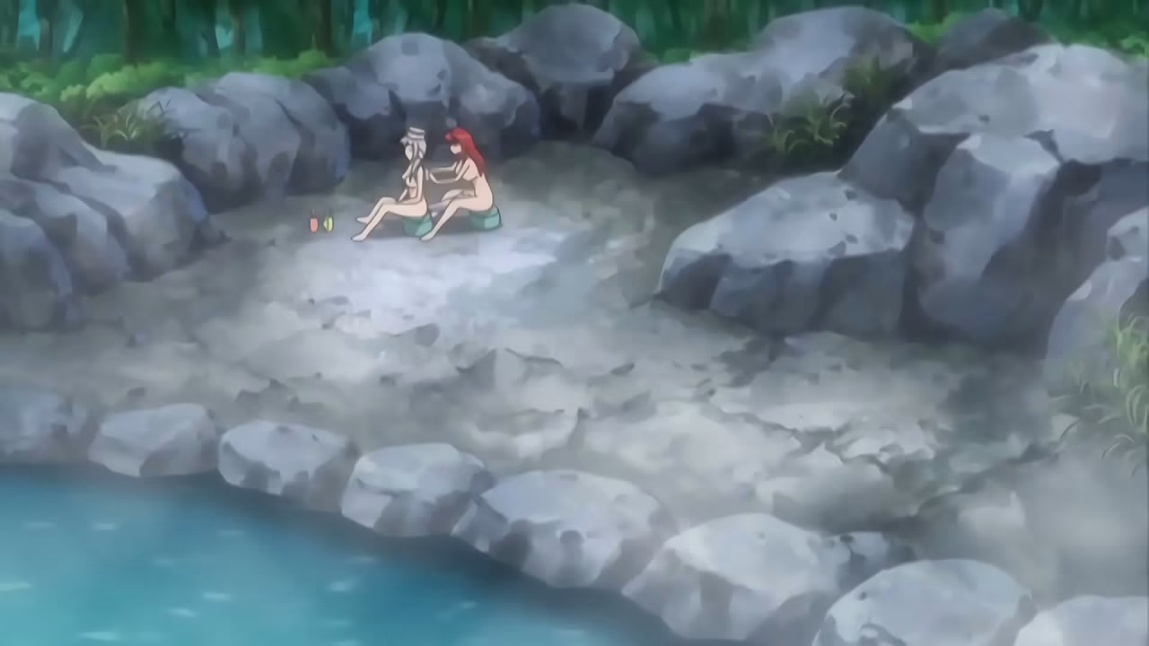Hentai teen fucks redhead on the beach