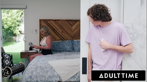 Download Video - ADULT TIME - Panty Sniffing Teen Caught MILF Rachael Cavalli Masturbating&excl; Fucks Her On Bestie's Bed