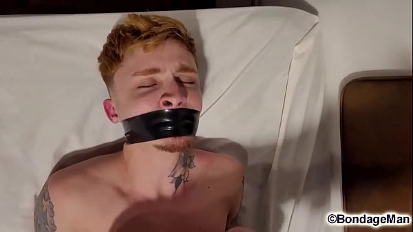 boy handgag porn
