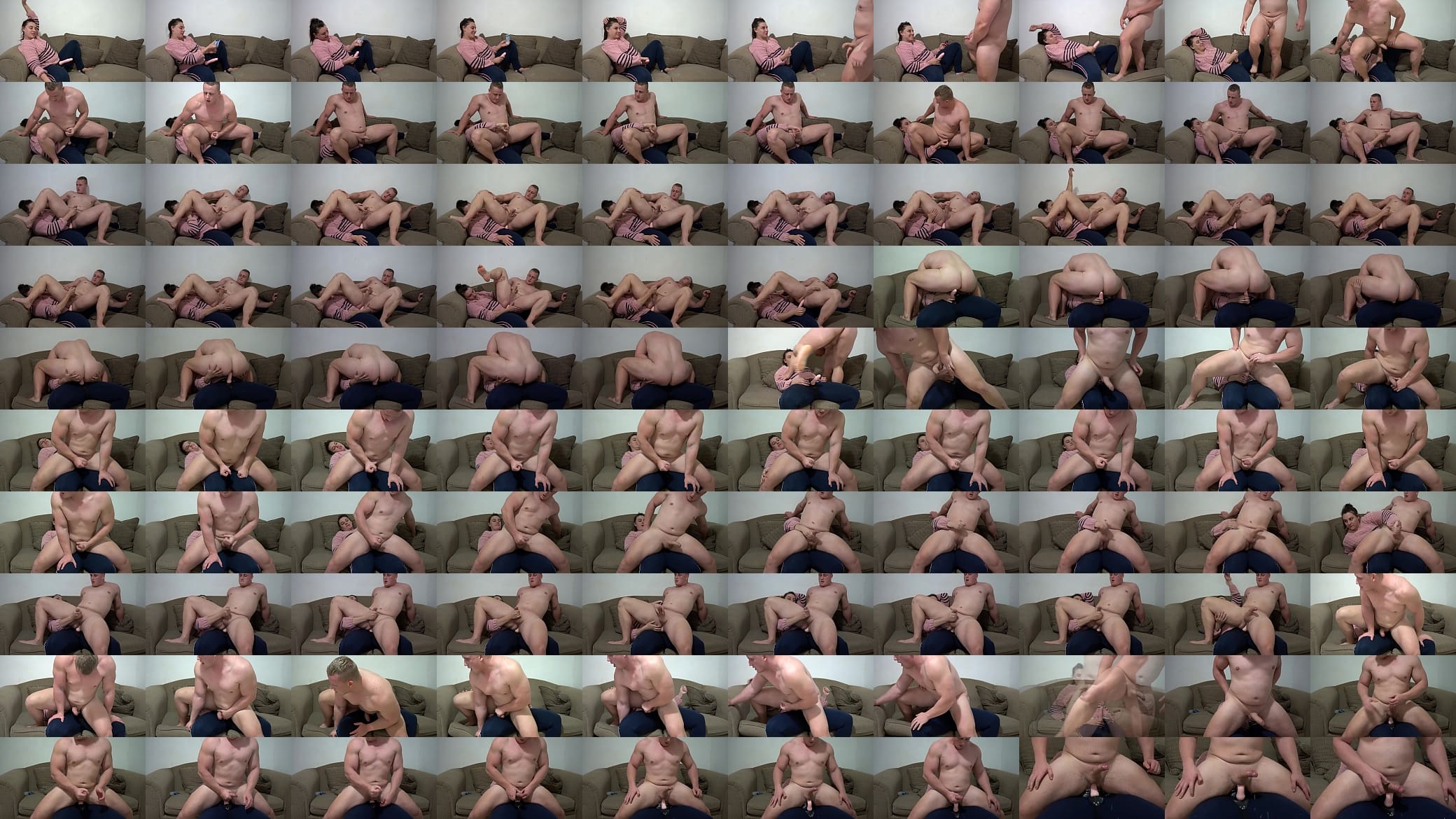 Femdom Pegging - Strapon Riding Until Handsfree Cum! 预览图