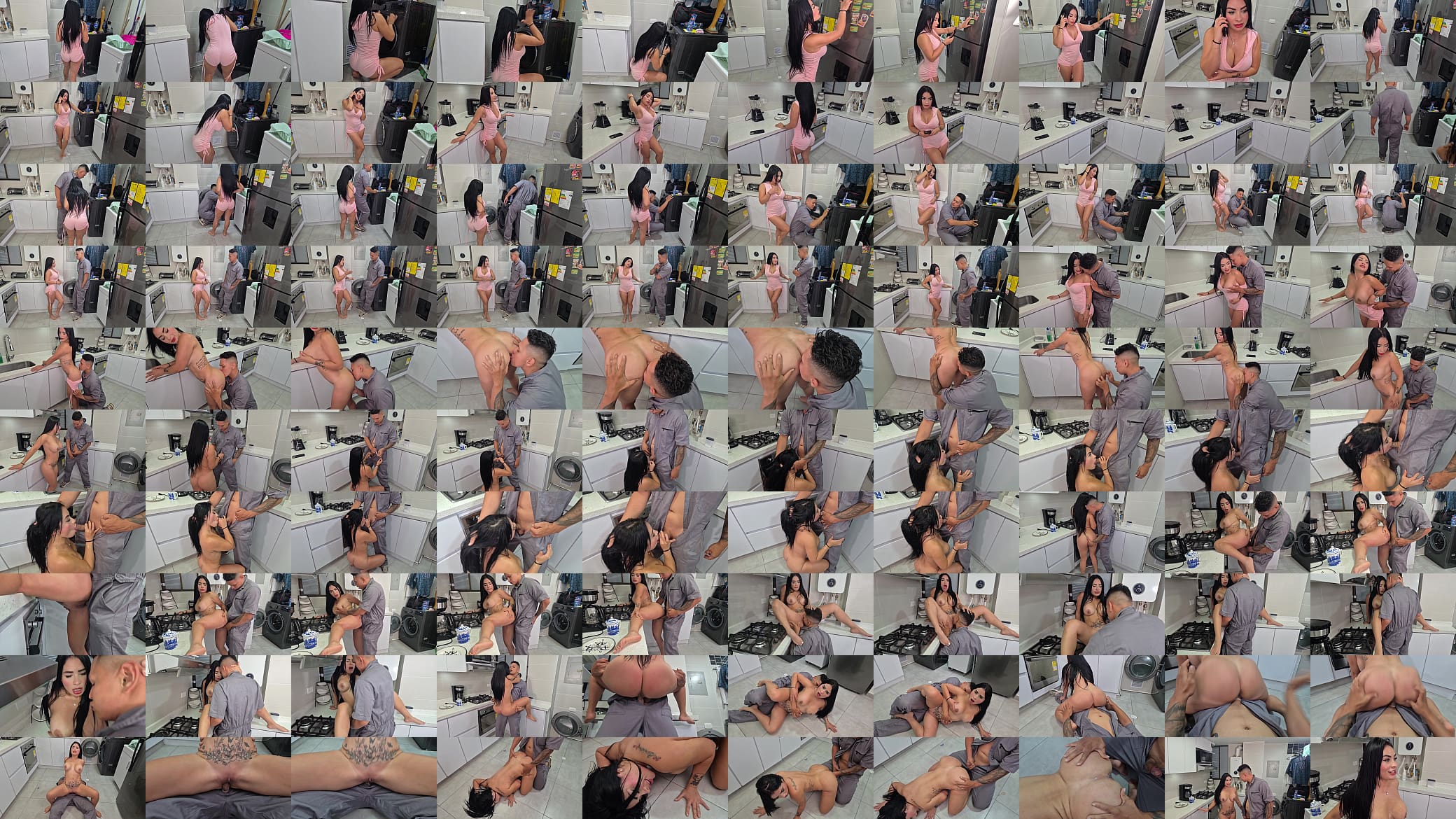 A plumber makes a beautiful Colombian woman swallow his CUM - Dilan Clavijo 预览图