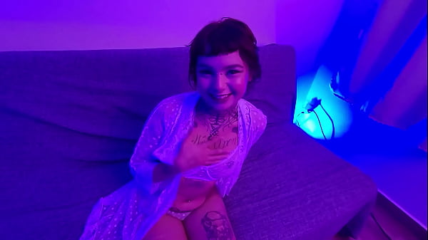 Cute Alt Teen fucks lucky guy and ends with her mouth filled with creamy cum! free