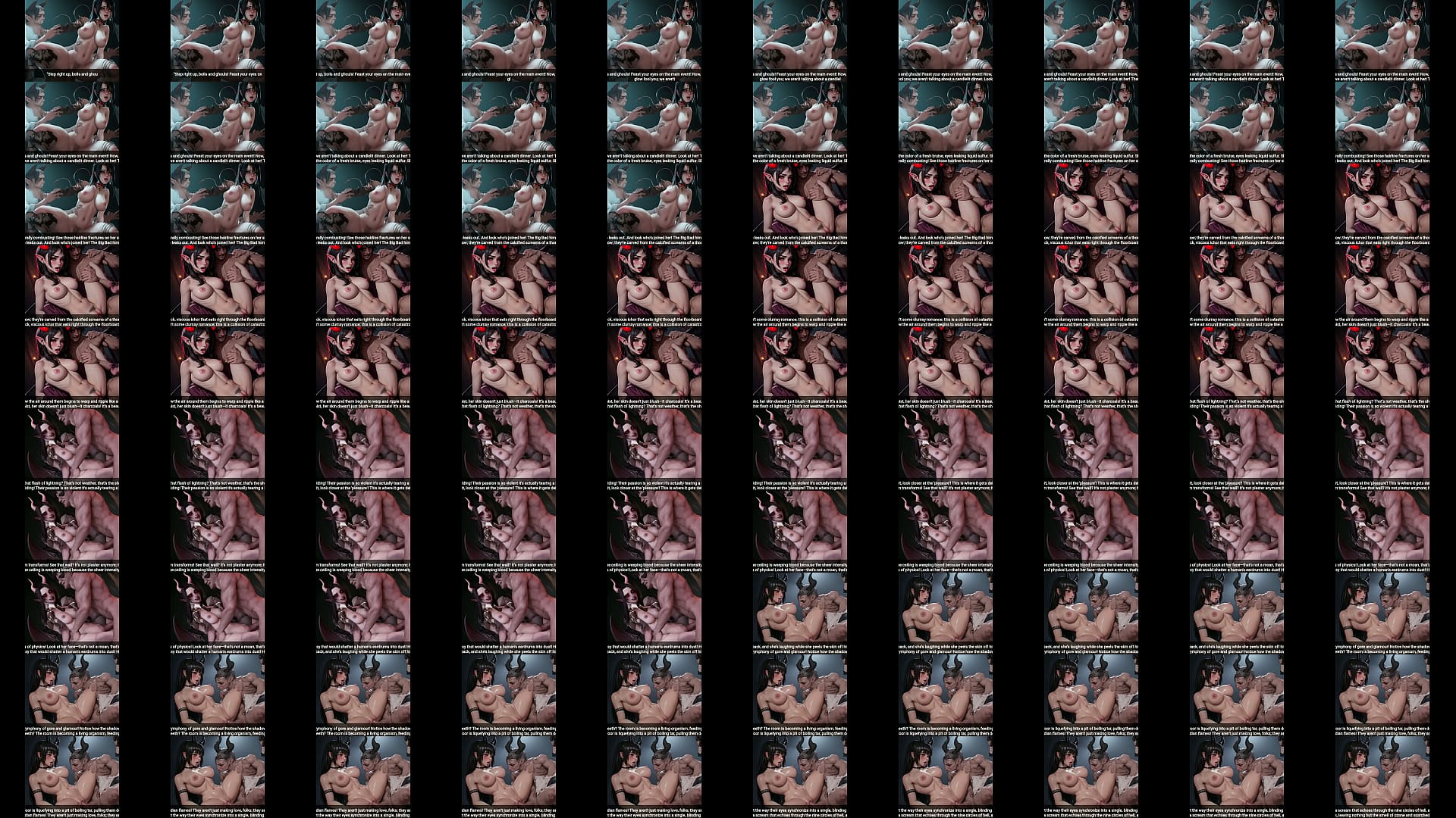 Horrorstories - Hot demon 18 year old teenage girl having good sex with devil man with horns ( horror scenes ) Read the short story while you watch sexy pictures AI generated 预览图
