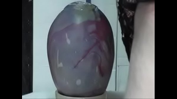 Huge insertion gapes his ass