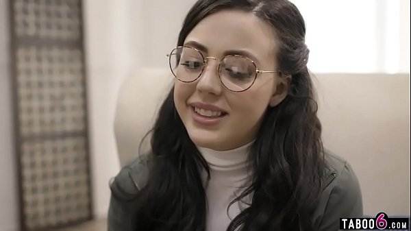 Nerdy teen with glasses gets exploited by social worker