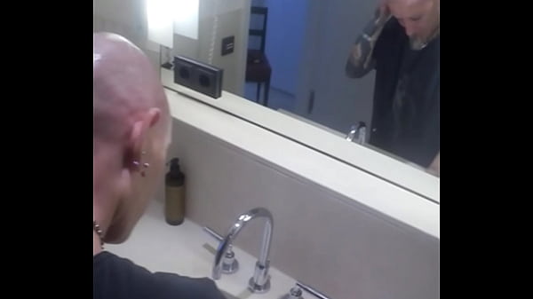 Watch me (Vilja) take control of my transformation, shaving my head and pussy smooth to be a perfect hairless fucktoy