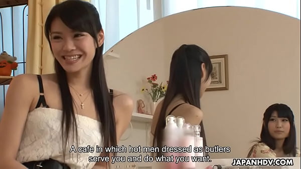 Japanese babes Akubi  and Runa  had fun, uncensored
