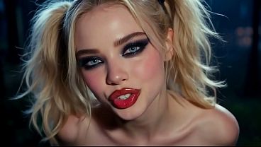 Naughty Night Park Whore: Pigtails, Heels and Public Creampie AI Generated