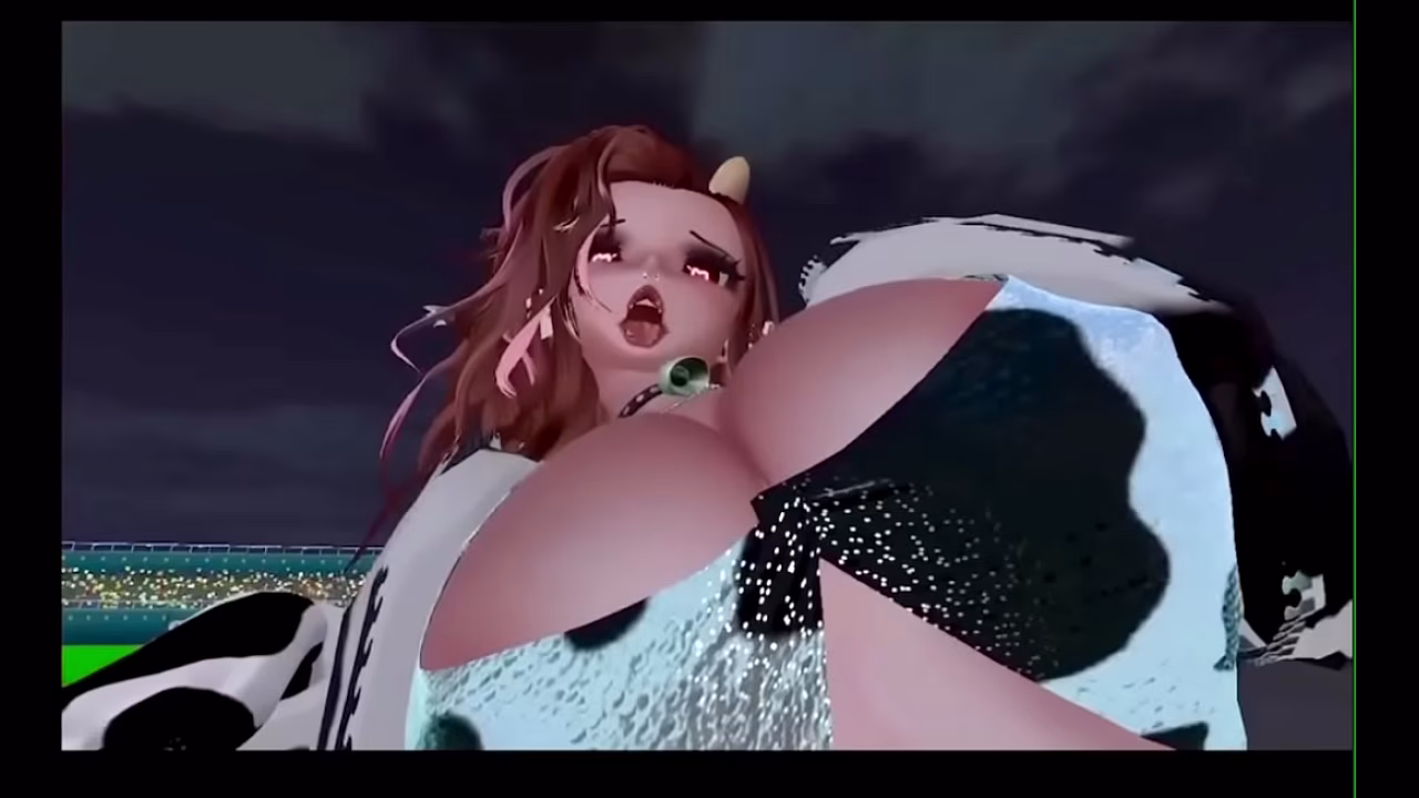 3D HQ Solo POV Big Tits Breast Expansion cowgirl wSound added