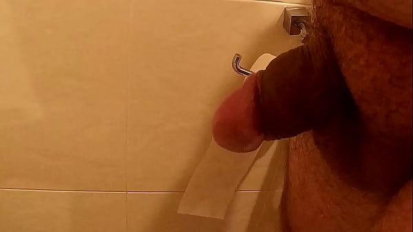 uncut dick pissing