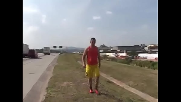 Van Girls - Suruba between 3 naughty girls and a guest hitchhiking