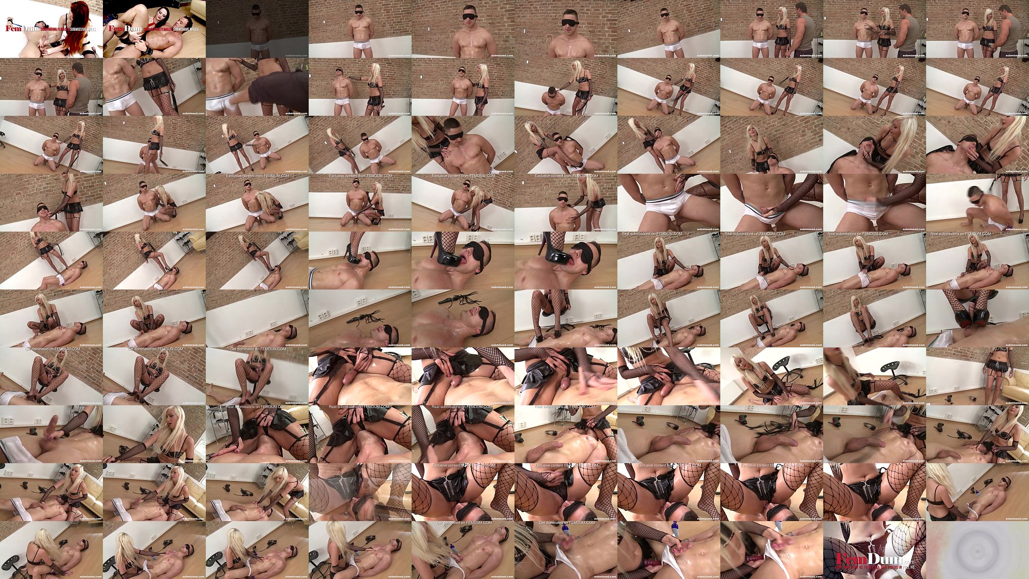 His friends pay a professional mistress to dominate and peg him 预览图