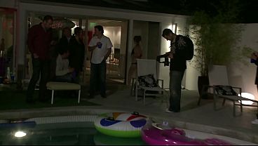 Nineteen-Year Old Redhead With A Shaved Pussy Gets Fucked And Eats Cum