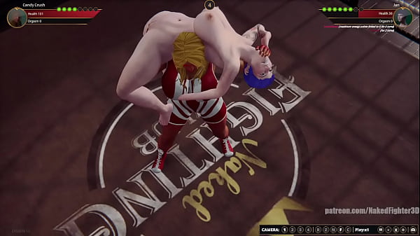 Candy Crush VS Jen (Naked Fighter 3D)