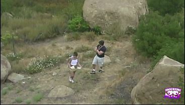 These two strangers were hiking and one thing left to another so they fucked hard