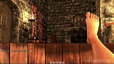 My Dorm: Daphne's Teasing Dress Strip for Mark