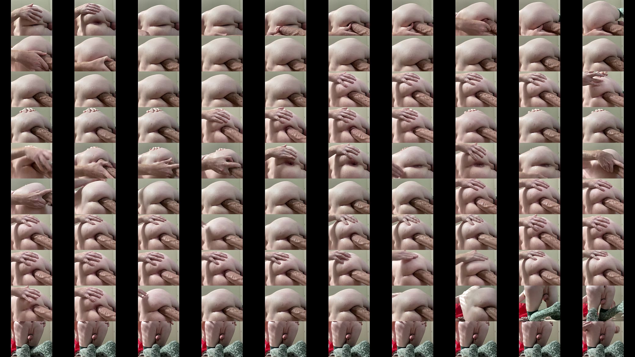 Huge dildo on fuck machine and anal gaping 预览图