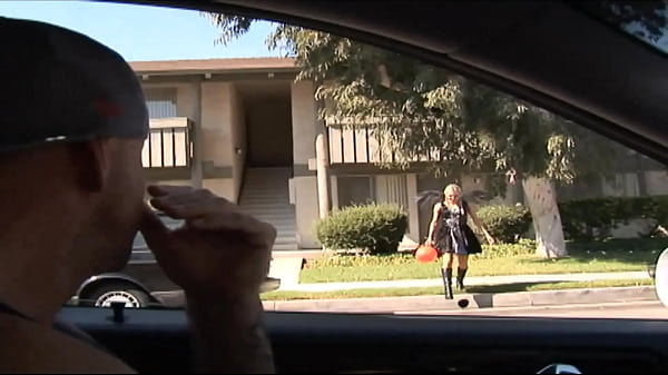 Slender Teen Enjoys Dick From a Stranger