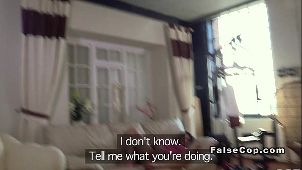 Fake cop anal bangs huge booty babe after photo shooting
