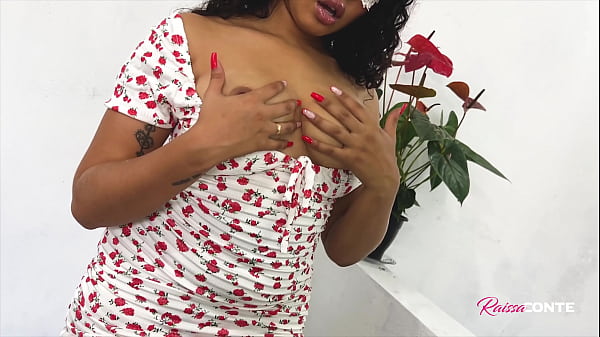 fucking the ass of the naughty brunette in a short dress