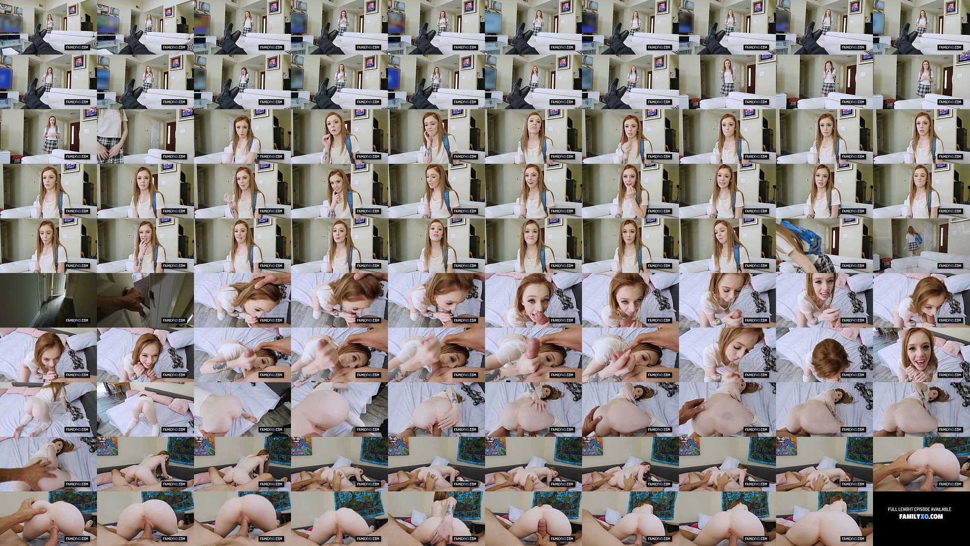 Sexy redhead stepdaughter shows her cock sucking skills - Madi Collins 预览图