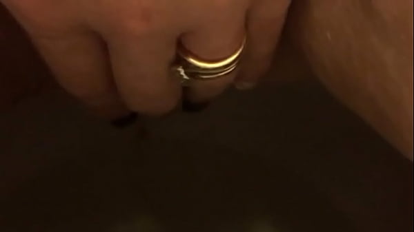 Stare at my pretty feet and pussy while on toilet