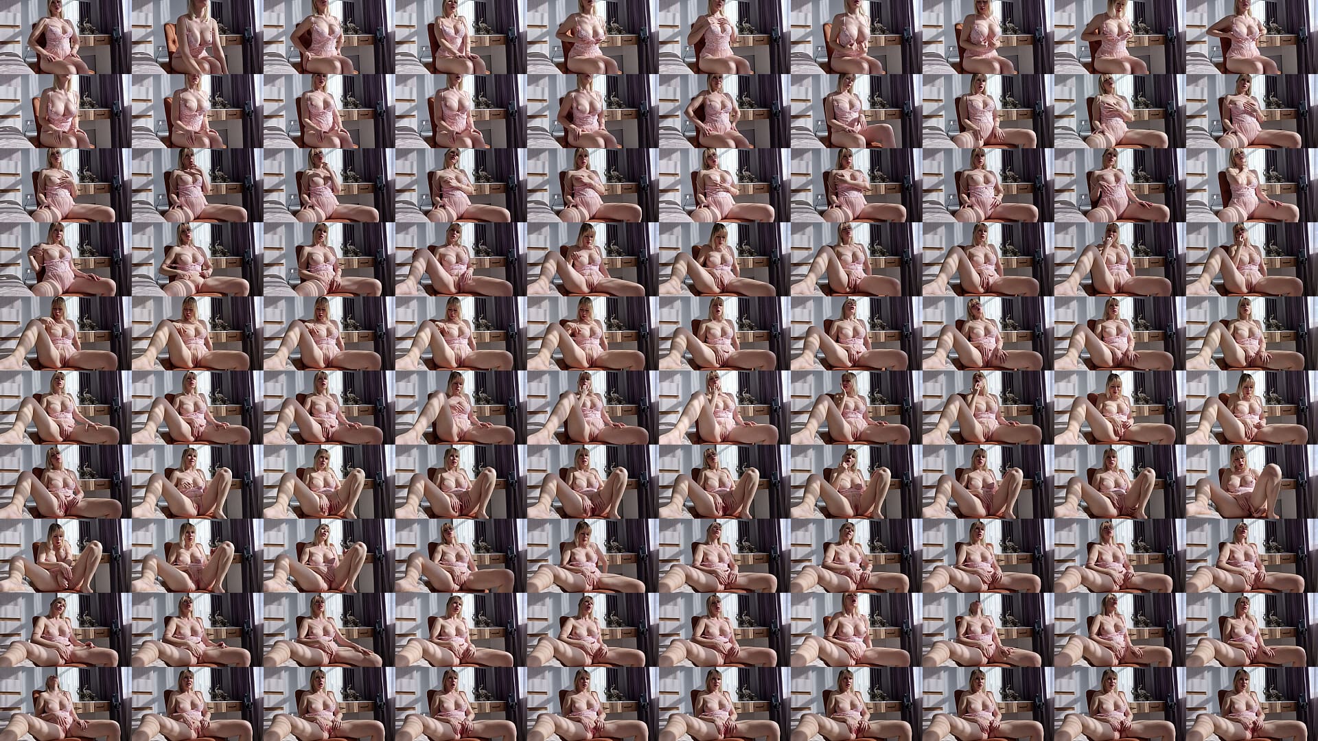 Watch me cum, blonde MILF with big tits cums from masturbation 预览图