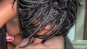 Ebony woman slut loves to be fucked without a condom
