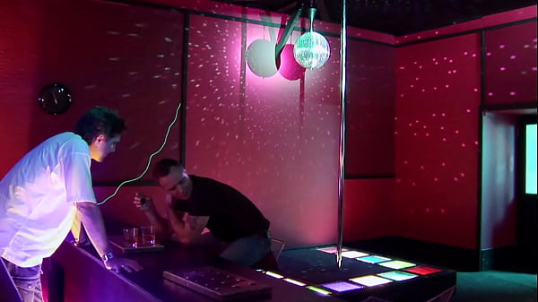 Jodi James Gets Double teamed By Two Cocks In The Pool Hall